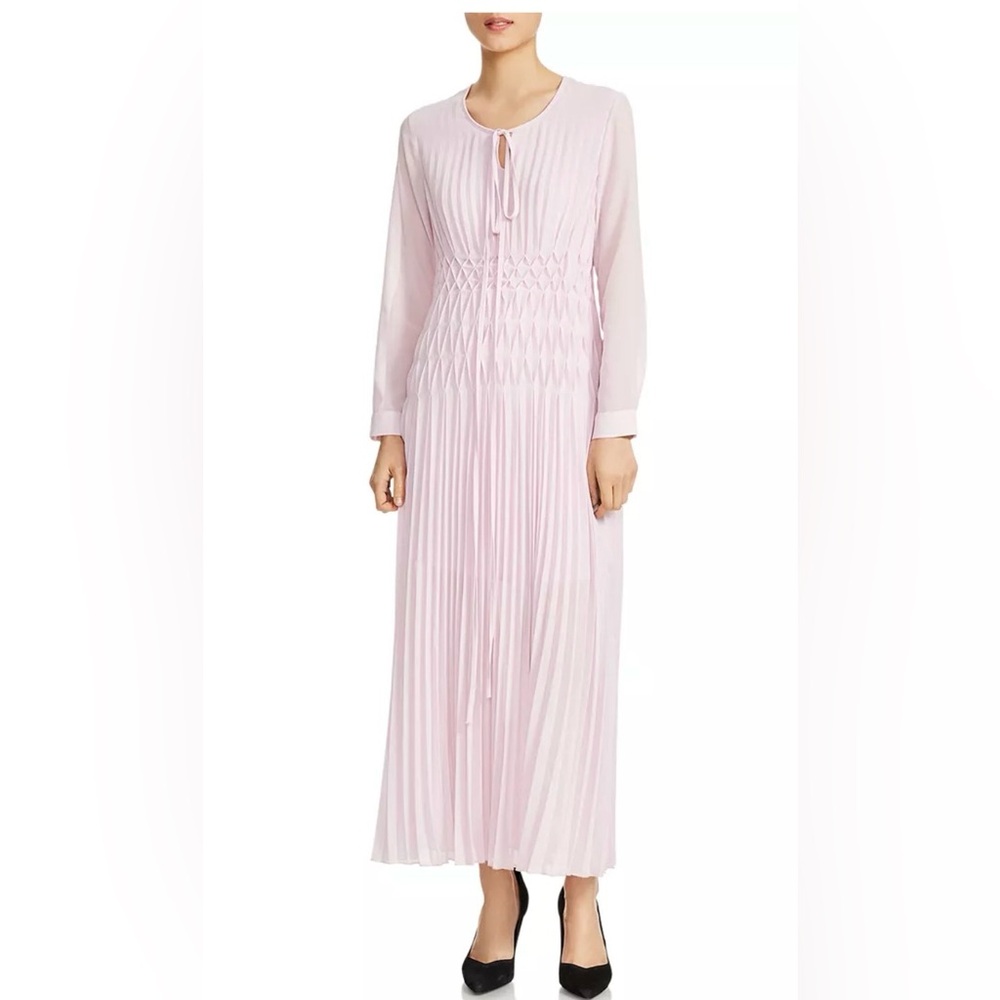 Maje Light Pink Long Sleeve Dress